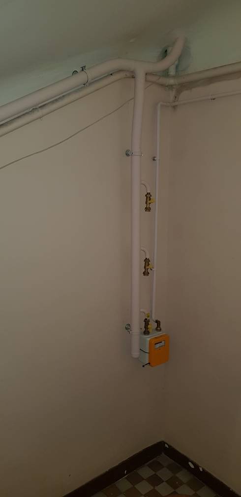 Rénovation d'une conduite de gaz dans un immeuble à Marseille