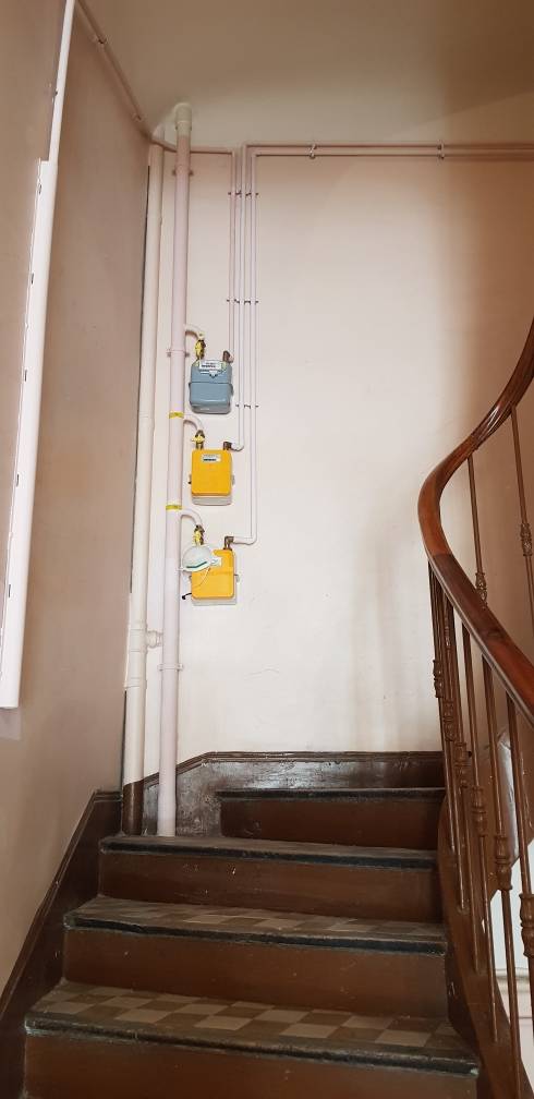 Rénovation d'une conduite de gaz dans un immeuble à Marseille