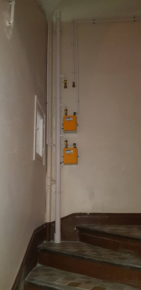 Rénovation d'une conduite de gaz dans un immeuble à Marseille