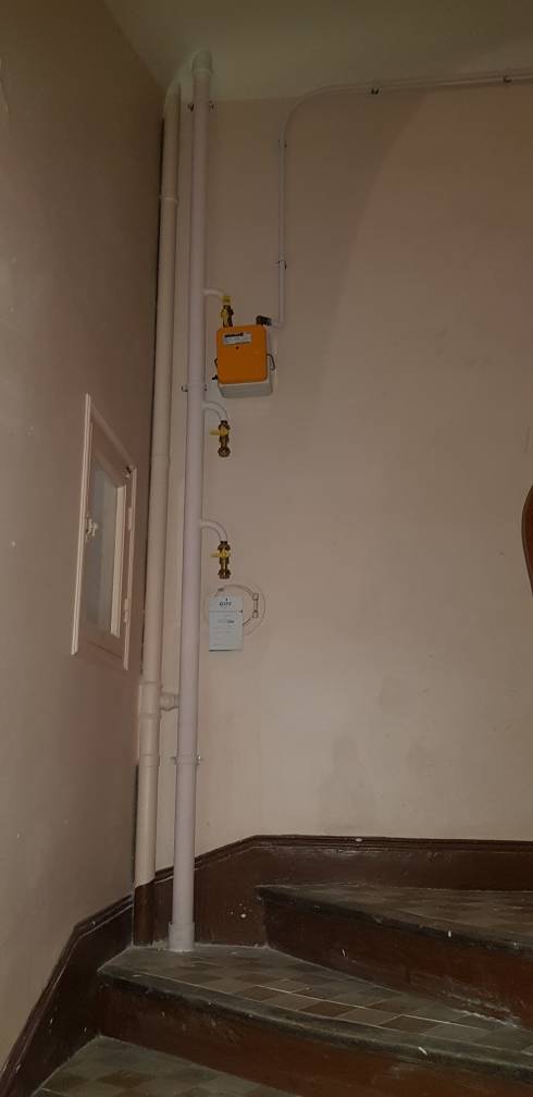 Rénovation d'une conduite de gaz dans un immeuble à Marseille