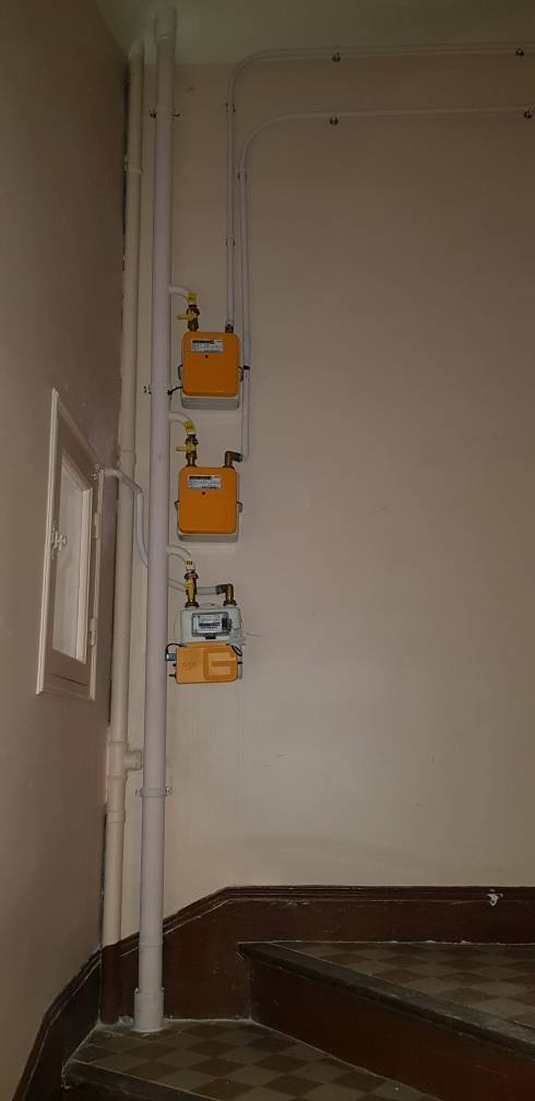 Rénovation d'une conduite de gaz dans un immeuble à Marseille