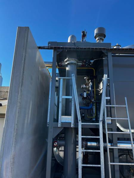 Démontage et remontage de panoplie gaz existante avec remontée de l'ensemble 