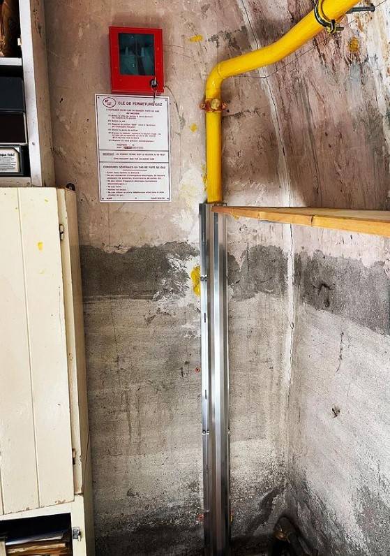 conduite montante acier soudé